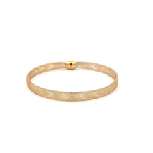 Load image into Gallery viewer, 18K Gold Bracelet Mesh Soft Bangle Flexible Size 6.5 inches  0.87 grams - Rafant