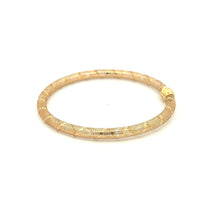 Load image into Gallery viewer, 18K Gold Bracelet Mesh Soft Bangle 6.5 inches - Rafant