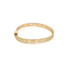 Load image into Gallery viewer, 18K Gold Bracelet Mesh Soft Bangle Flexible Size 6.5 inches 0.85 grams - Rafant