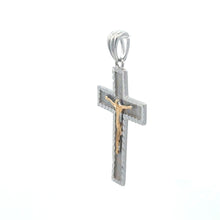 Load image into Gallery viewer, 925 Sterling Silver Pendant Cross Religious Jesus Christ - Rafant