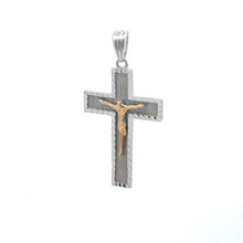 Load image into Gallery viewer, 925 Sterling Silver Pendant Cross Religious Jesus Christ - Rafant