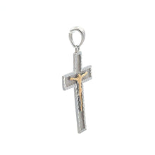 Load image into Gallery viewer, 925 Sterling Silver Pendant Cross Religious Jesus Christ - Rafant