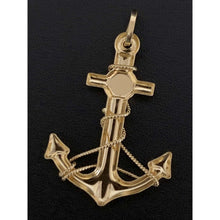Load image into Gallery viewer, 18K Gold Anchor Pendant