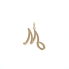 Load image into Gallery viewer, 18K Gold Pendant Letter Initial M - Rafant