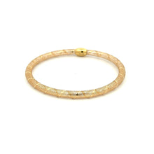 Load image into Gallery viewer, 18K Gold Bracelet Mesh Soft Bangle 6.5 inches - Rafant