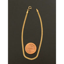 Load image into Gallery viewer, 18K Gold Bracelet Bismark Chain Size 7.5 inches 1.29 grams