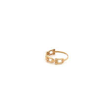 Load image into Gallery viewer, 18K Gold Ring Link Size 5 Fine Jewelry 1 gram - Rafant