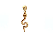 Load image into Gallery viewer, 18K Gold Pendant Charm Snake 1.03 grams - Rafant