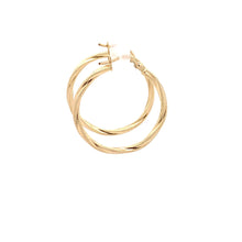 Load image into Gallery viewer, 18K Yellow Gold Earrings Spiral 1.31 grams