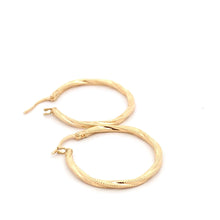 Load image into Gallery viewer, 18K Yellow Gold Earrings Spiral 1.31 grams