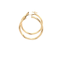 Load image into Gallery viewer, 18K Yellow Gold Earrings Spiral 1.31 grams