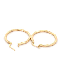 Load image into Gallery viewer, 18K Yellow Gold Earrings Spiral 1.31 grams