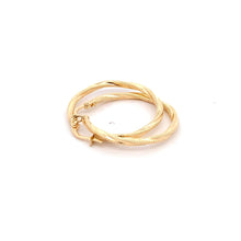 Load image into Gallery viewer, 18K Yellow Gold Earrings Spiral 1.31 grams