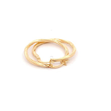 Load image into Gallery viewer, 18K Yellow Gold Earrings Spiral 1.31 grams