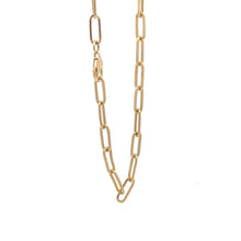 Load image into Gallery viewer, 18K Gold Bracelet Paperclip Size 7.5 inches