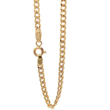 Load image into Gallery viewer, 18K Gold Chain Curb Bracelet Size 7 inches - Rafant