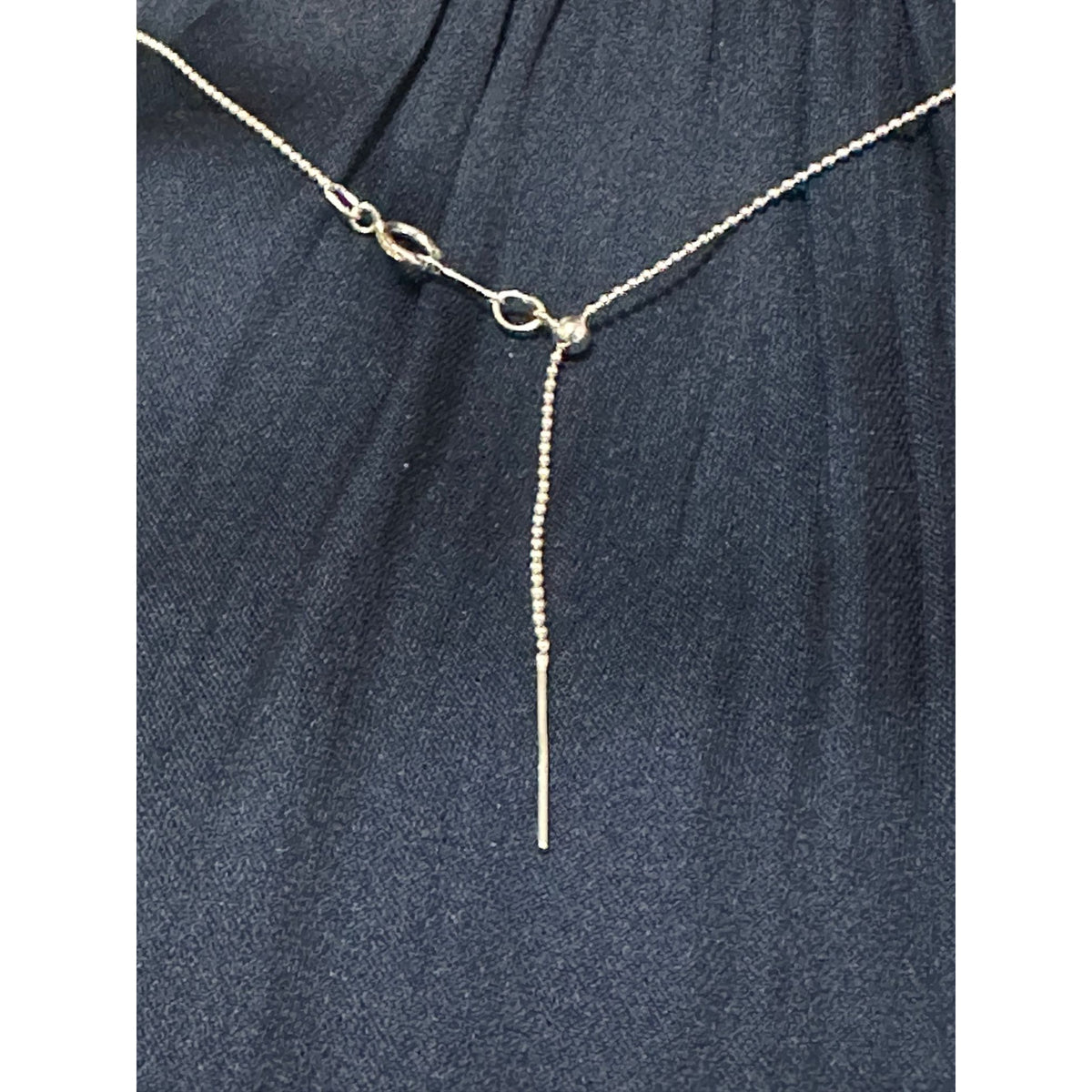 Gold-Orange Edison Pearl Pendant Necklace | Sterling Silver