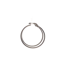 Load image into Gallery viewer, 18K White Gold Earrings Hoops Loops 1.78 grams - Rafant