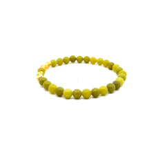 Load image into Gallery viewer, 18K Gold Pixiu Piyao Lucky Charm Bracelet Gemstones August Birthstones Peridot 6mm Size 7.25" - Rafant