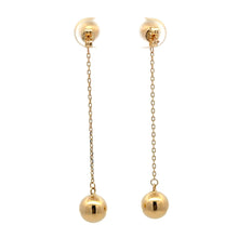 Load image into Gallery viewer, 18K Gold Earrings Balls Dangling - Rafant