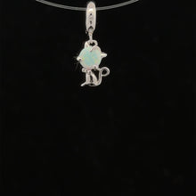 Load image into Gallery viewer, 925 Sterling Silver Charm Bead Animal Cat Hanging - Rafant
