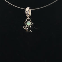 Load image into Gallery viewer, 925 Sterling Silver Charm Bead Animal Cat Hanging - Rafant