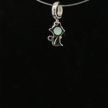 Load image into Gallery viewer, 925 Sterling Silver Charm Bead Animal Cat Hanging - Rafant