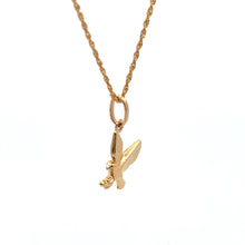 Load image into Gallery viewer, 18K Gold Necklace Chain 18 inches Twisted Eagle Bird Pendant 1.72 grams - Rafant