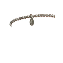 Load image into Gallery viewer, 925 Sterling Silver Beaded Stretch Stacking Bracelet Size 7 inches - Rafant