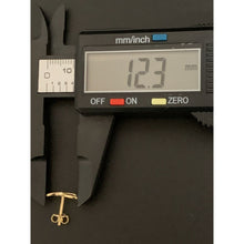 Load image into Gallery viewer, 18K Gold Earrings Infinity 1.46 grams Small - Rafant