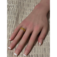 Load image into Gallery viewer, 24K Gold Ring Lucky Coin Ball Size 5