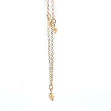 Load image into Gallery viewer, 18K Gold Bracelet Heart Star Charms 7 inches 2.91 grams - Rafant