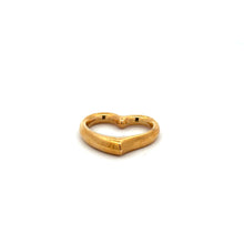 Load image into Gallery viewer, 18K Gold Pendant Open Heart Pendant