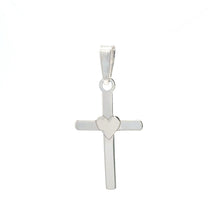 Load image into Gallery viewer, 925 Sterling Silver Pendant Cross Religious - Rafant