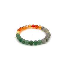 Load image into Gallery viewer, 18K Gold Dragon Pixiu Piyao Lucky Charm Bracelet Zodiac Signs Taurus Gemstones 6mm - Rafant