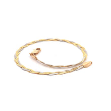 Load image into Gallery viewer, 18K Gold Bracelet White Yellow Gold 2.79 grams Size 7.5 inches