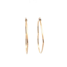 Load image into Gallery viewer, 18K Gold Earrings Hoops Loops Heart Extra Large - Rafant