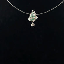 Load image into Gallery viewer, 925 Sterling Silver Charm Bead Christmas Tree Green - Rafant
