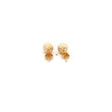 Load image into Gallery viewer, 18K Yellow Gold Stud Ball Earrings - Rafant