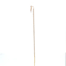 Load image into Gallery viewer, 18K Gold Earrings Threader Heart - Rafant