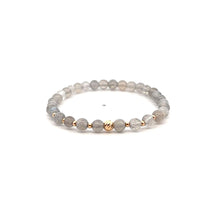 Load image into Gallery viewer, Natural Gemstones Mini Stretch Bracelet 18k Tiny Beads - Rafant
