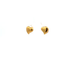 Load image into Gallery viewer, 18K Gold Earrings Stud Heart - Rafant