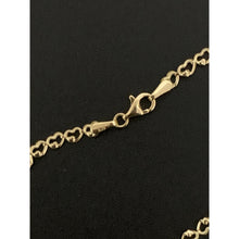 Load image into Gallery viewer, 18K Gold Bracelet Heart Link 1.90 grams Size 7 inches - Rafant