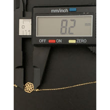 Load image into Gallery viewer, 18K Gold Bracelet Flower Beads Charm 7 inches plus one inch Extension 1.53grams - Rafant