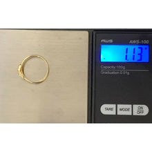 Load image into Gallery viewer, 18K Saudi Gold Ring Size 6.5 Rectangle 1.13 grams - Rafant