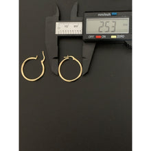 Load image into Gallery viewer, 18K Gold Earrings Hoops Loops 1.60 grams - Rafant