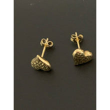 Load image into Gallery viewer, 18K Gold Earrings Stud Heart 1.08 grams - Rafant