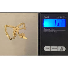 Load image into Gallery viewer, 18k Gold Chain Bracelet Size 7.5 inches 1.57 grams - Rafant