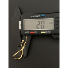 Load image into Gallery viewer, 18K Gold Earrings Hoops Loops 1.60 grams - Rafant