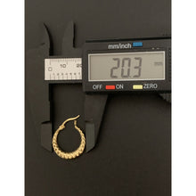 Load image into Gallery viewer, 18K Gold Earrings Hoops Loops 1.66 grams - Rafant